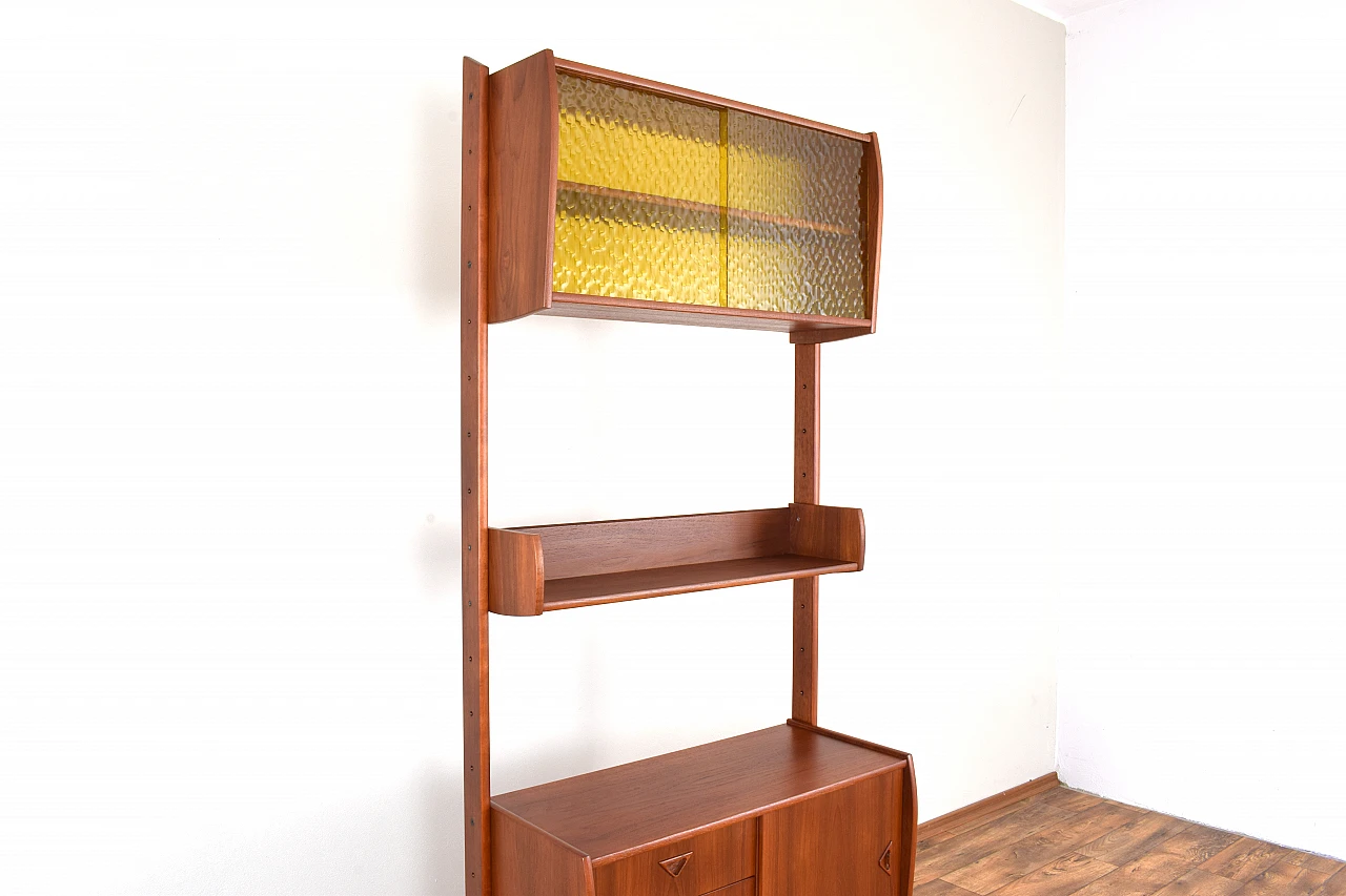 Teak Veno bookcase, 1960s 8