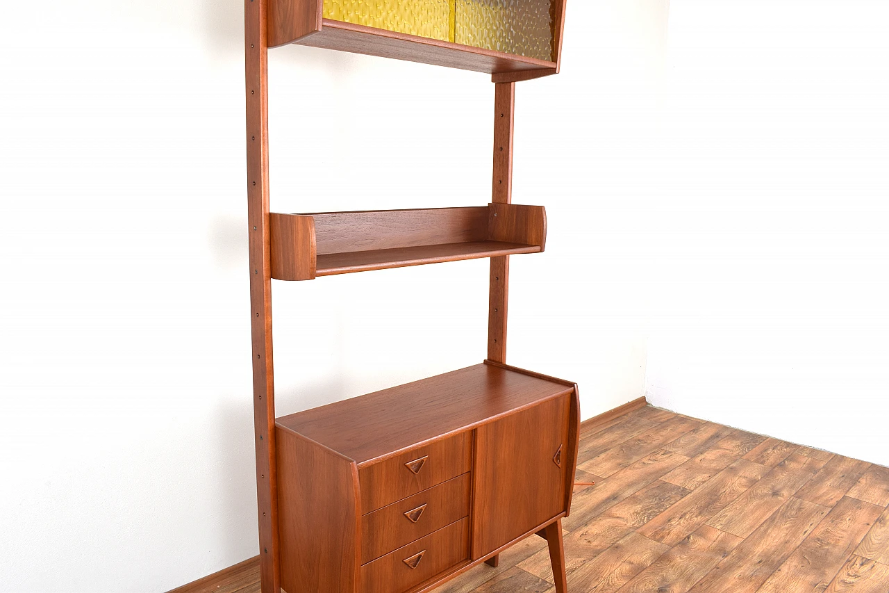 Teak Veno bookcase, 1960s 10