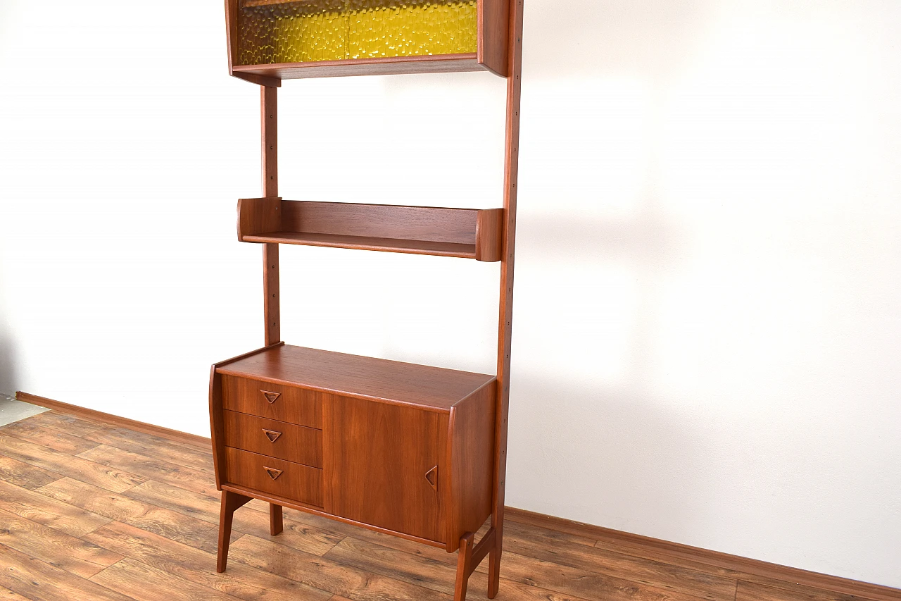 Teak Veno bookcase, 1960s 11