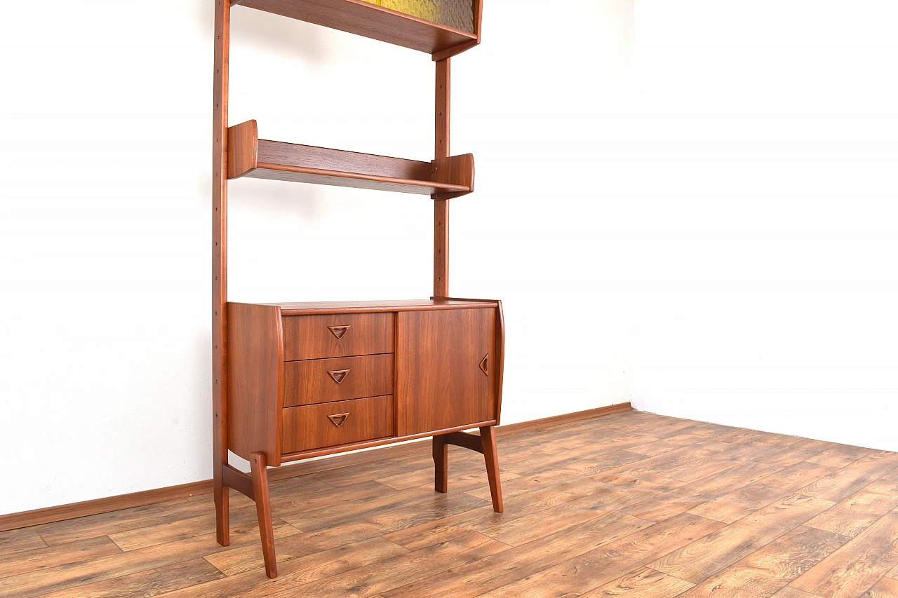 Teak Veno bookcase, 1960s 12