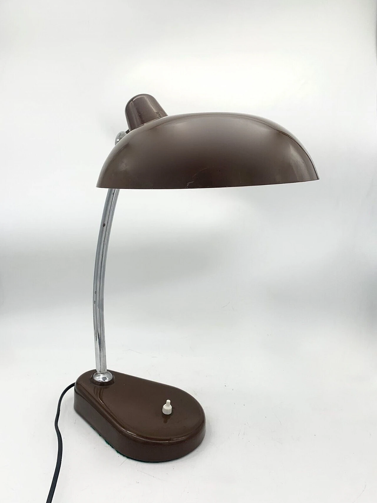 Brown metal table lamp, 1960s 2