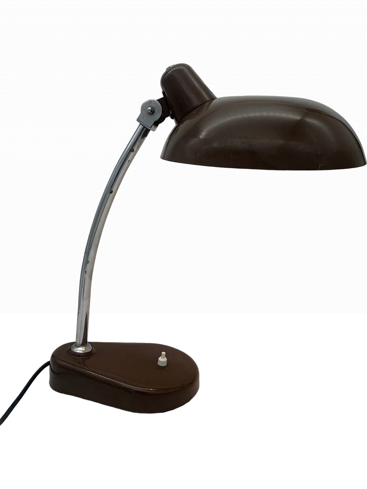 Brown metal table lamp, 1960s 5