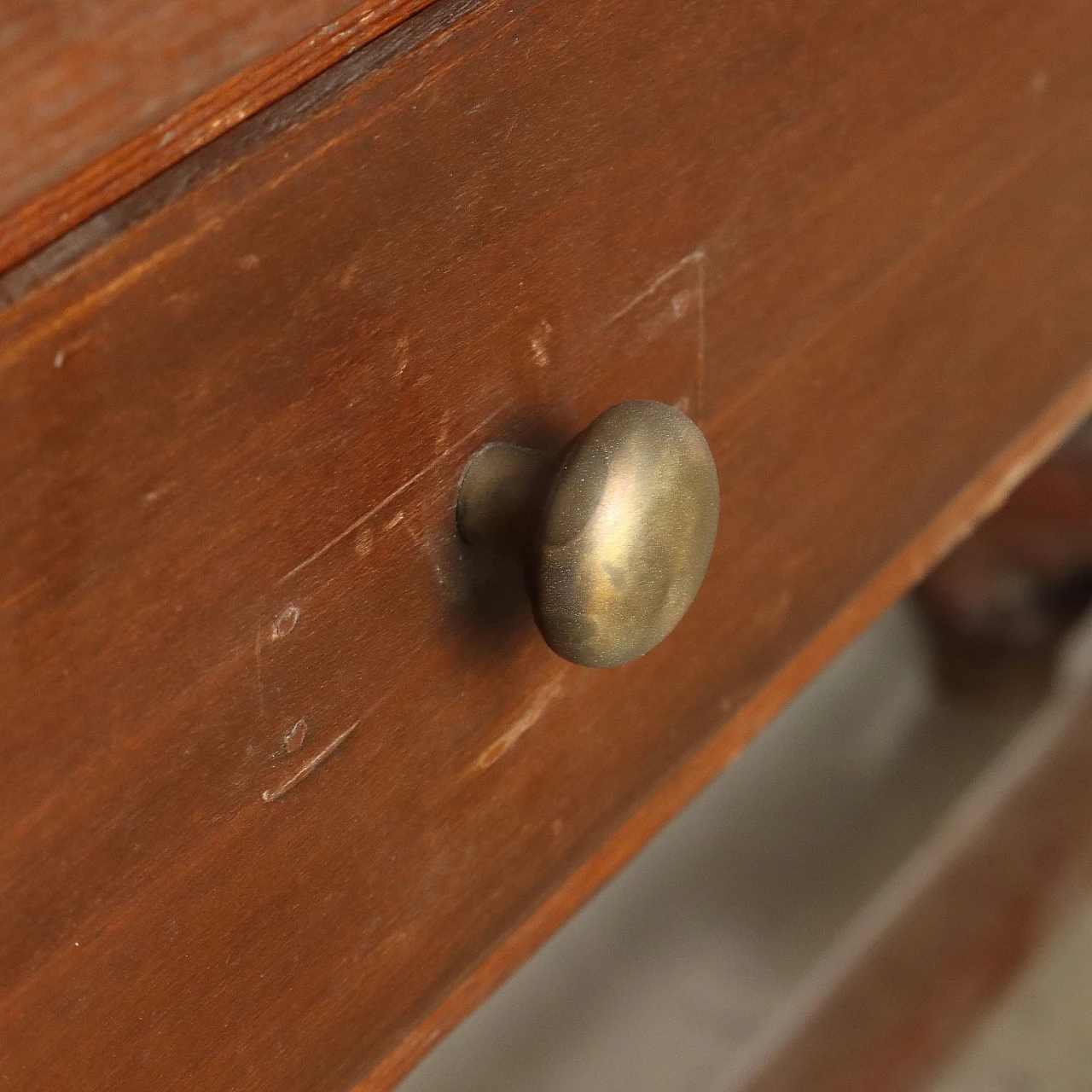 Spruce, oak and poplar workbench, early 20th century 6