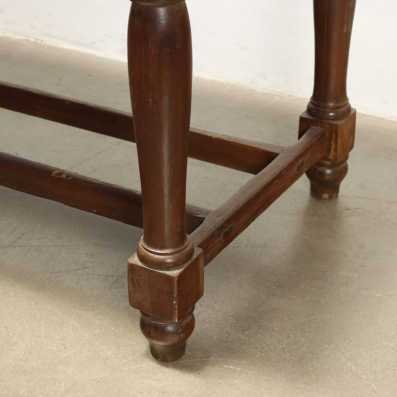 Spruce, oak and poplar workbench, early 20th century 8