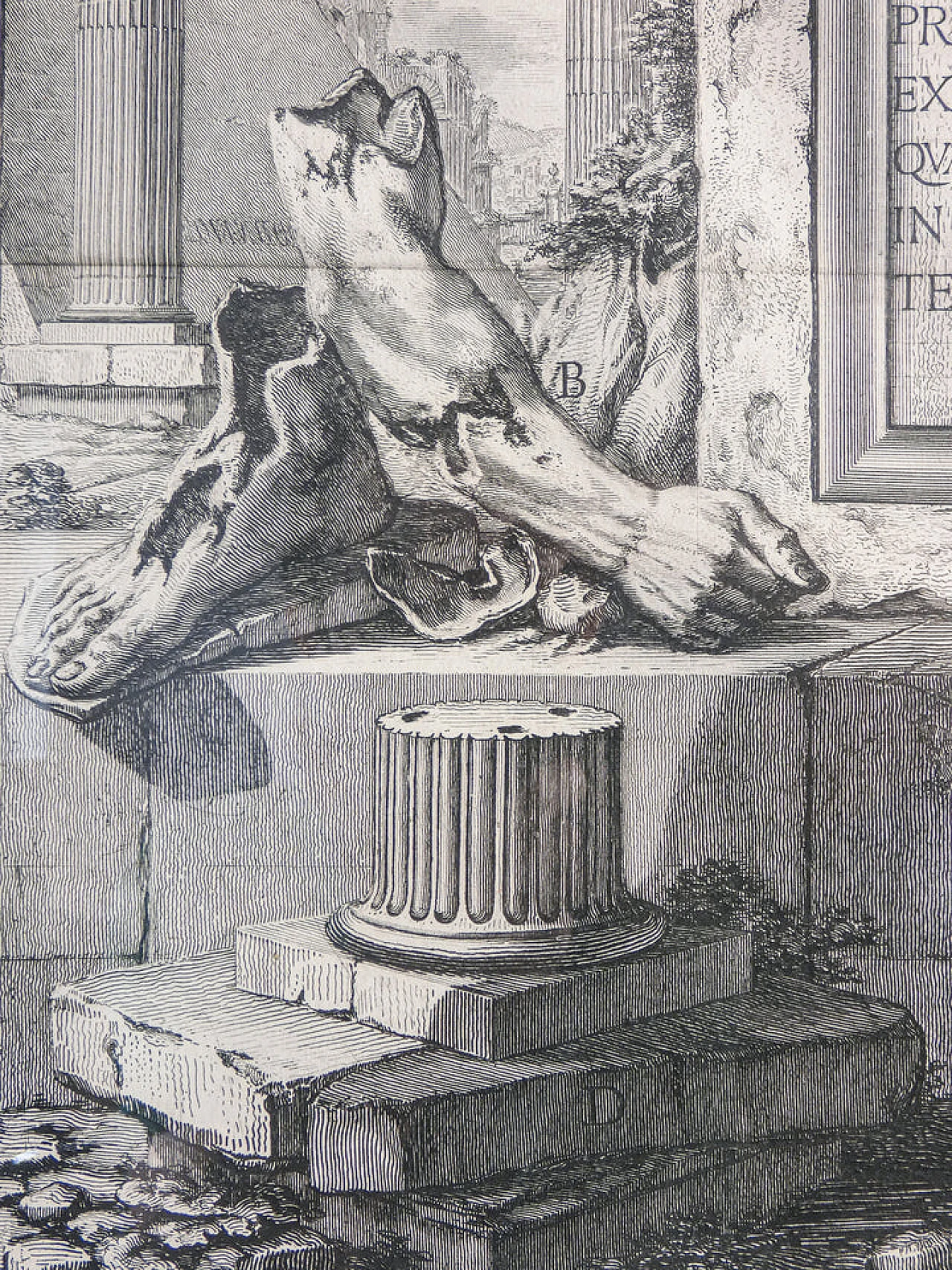 G. B. Piranesi, Antichità, tomo 3, tav. XLII, acquaforte, '700 4