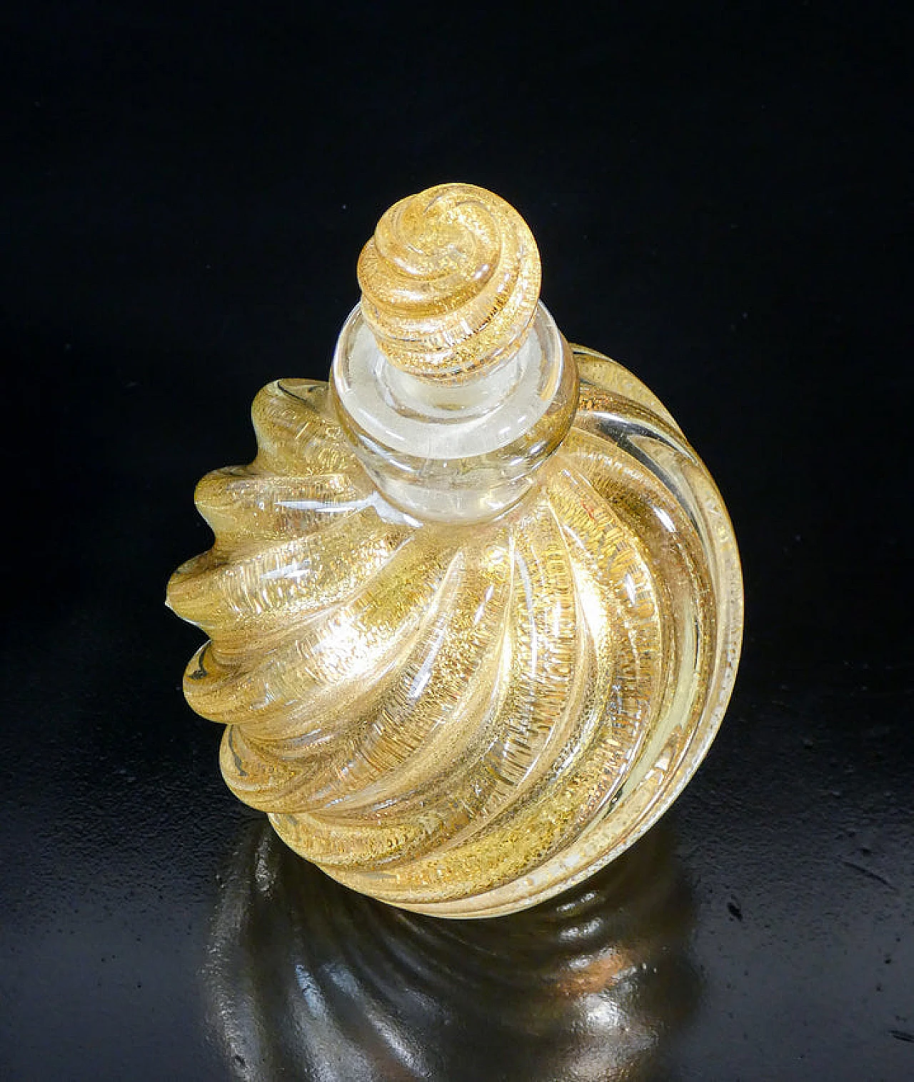 Murano blown glass vase by Ercole Barovier, 1950s 5