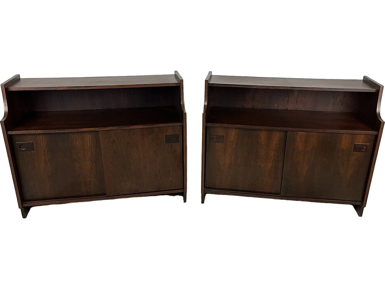 Pair of rosewood sideboards, 1960s 2