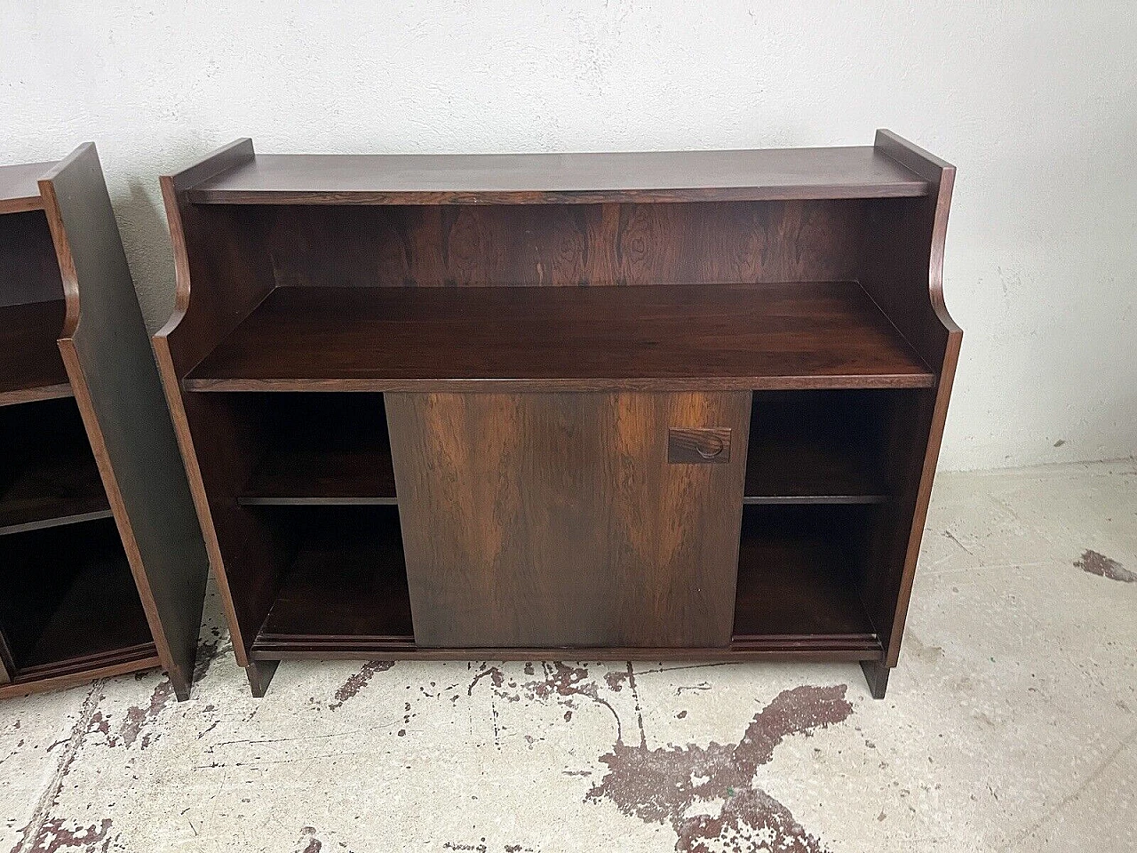 Pair of rosewood sideboards, 1960s 10