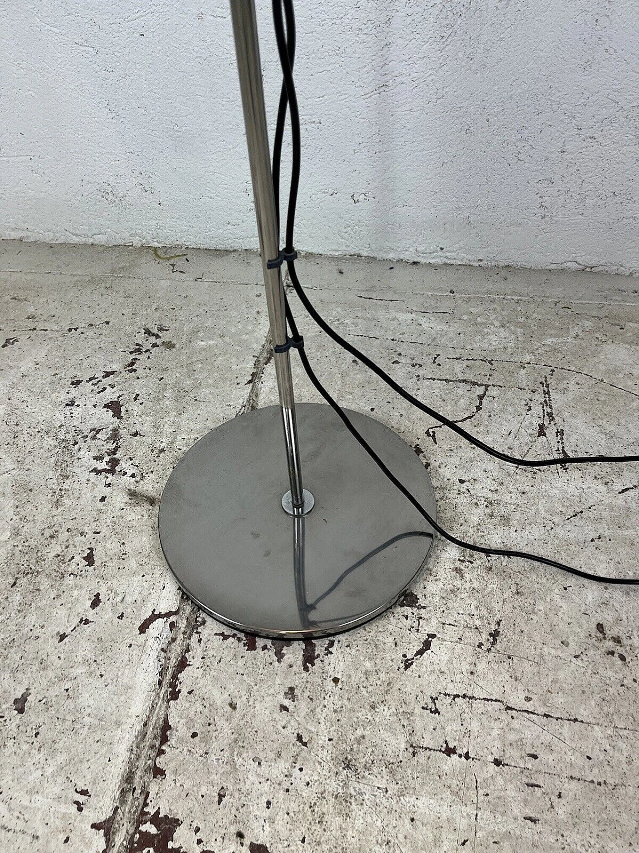 Metal two-light floor lamp by Enrico Tronconi, 1970s 7