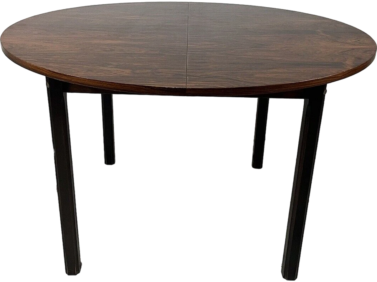 Rosewood extendable table, 1960s 2