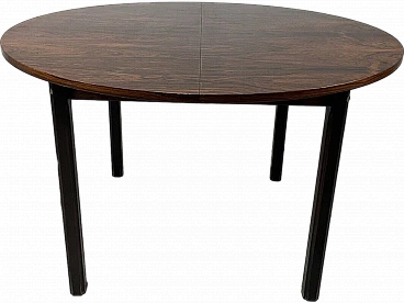 Rosewood extendable table, 1960s