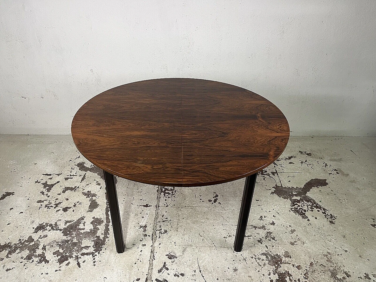 Rosewood extendable table, 1960s 3