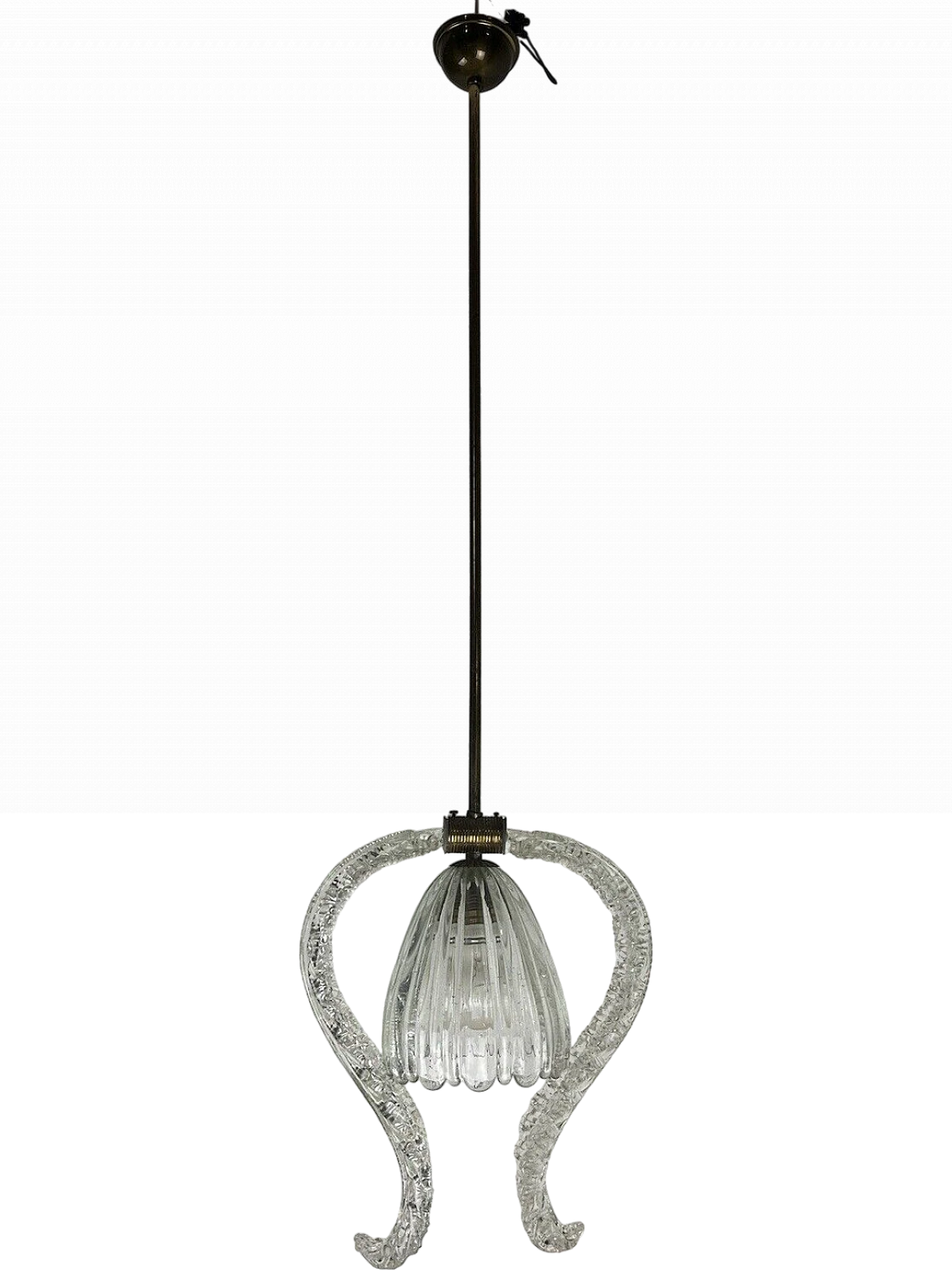 Murano glass chandelier by Barovier & Toso, 1950s 2