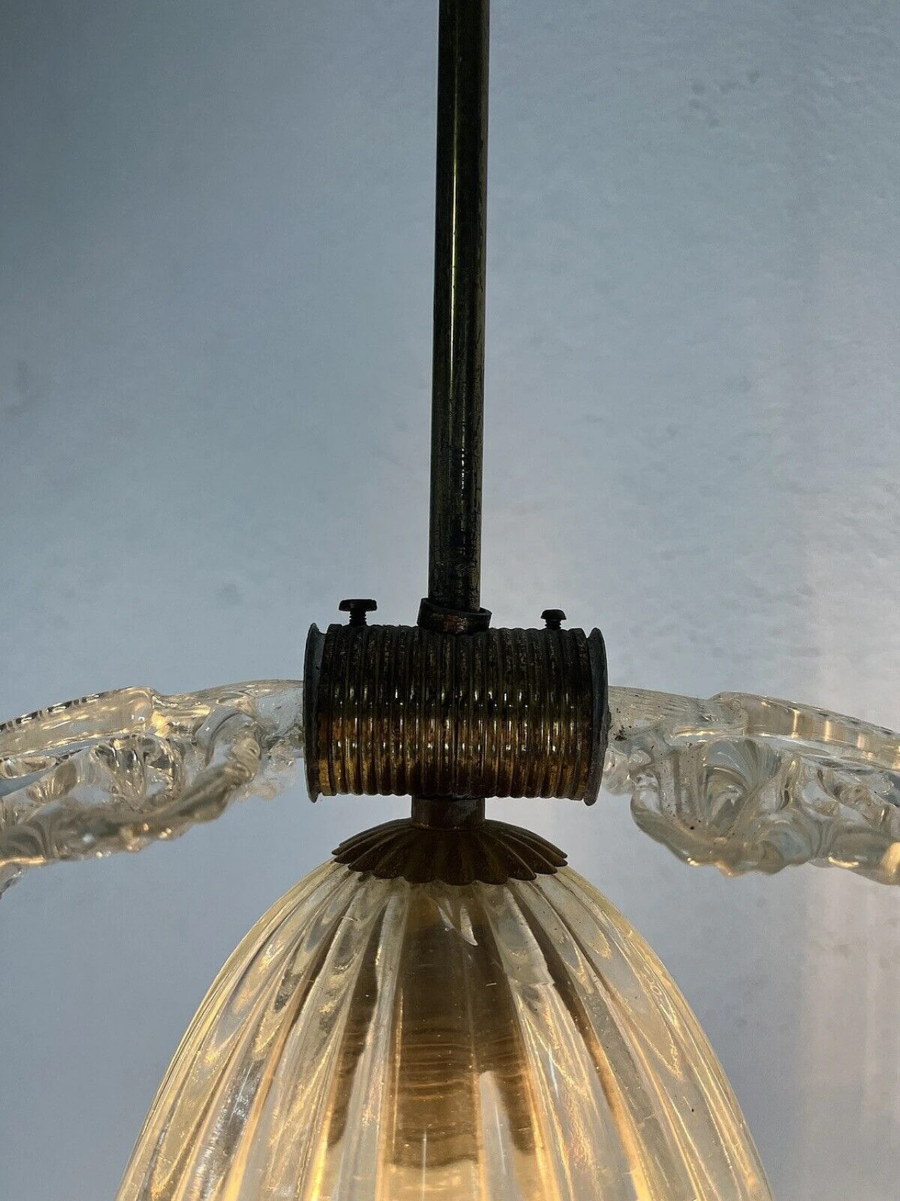 Murano glass chandelier by Barovier & Toso, 1950s 6