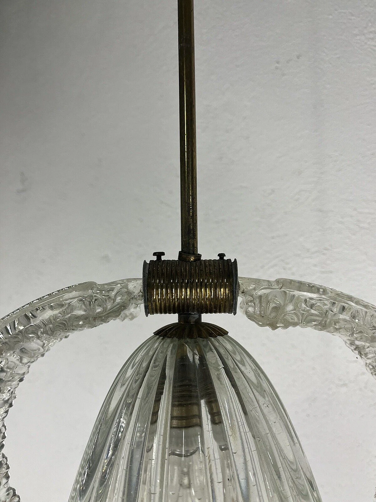 Murano glass chandelier by Barovier & Toso, 1950s 12