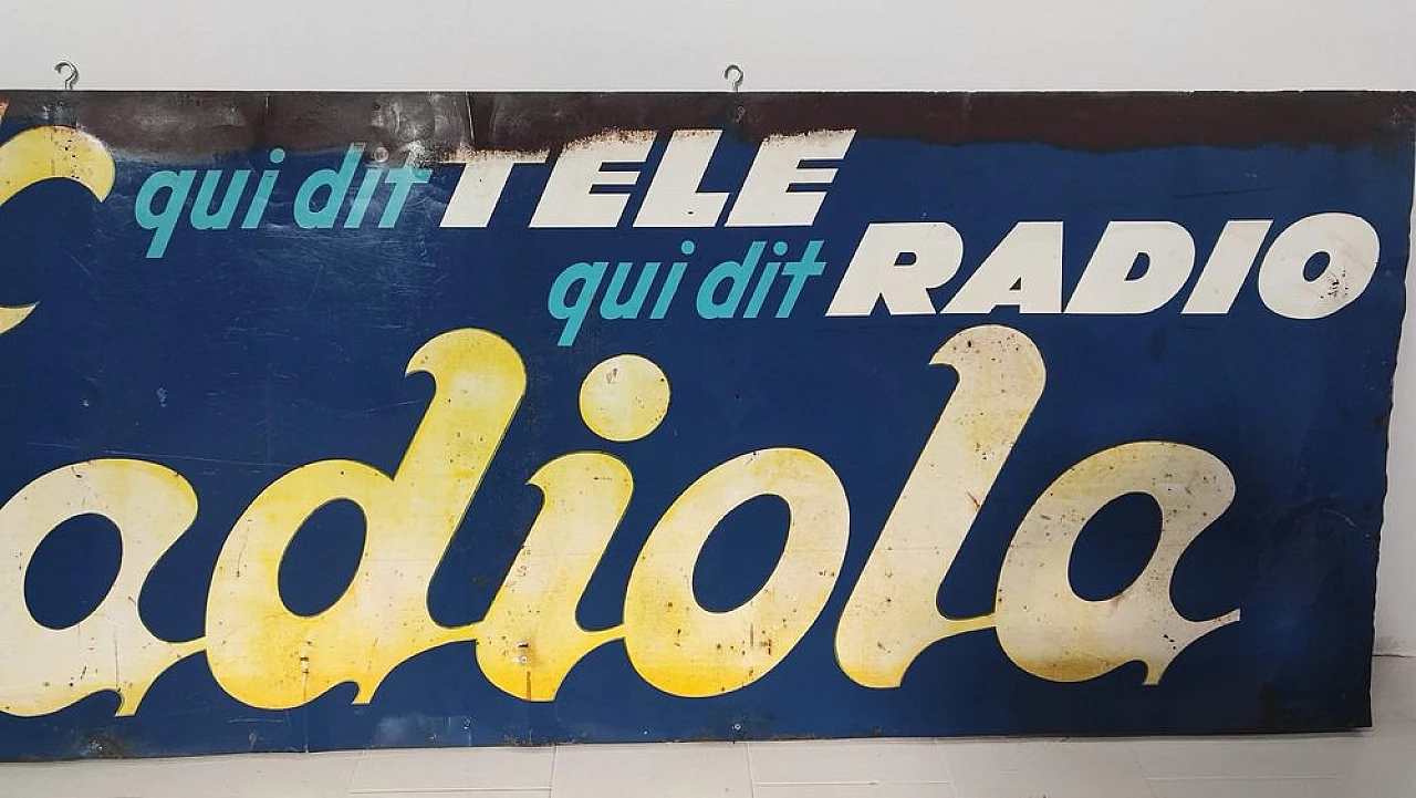 French metal sign, 1970s 5