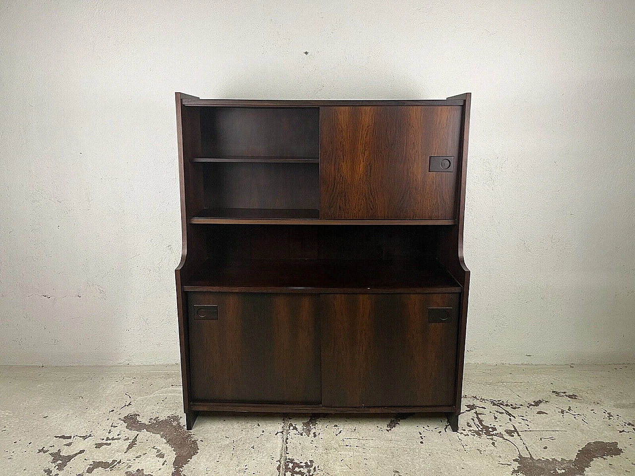 Rosewood double compartment sideboard, 1970s 2