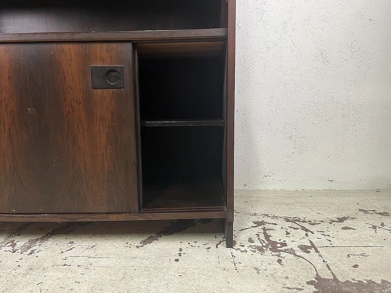 Rosewood double compartment sideboard, 1970s 5