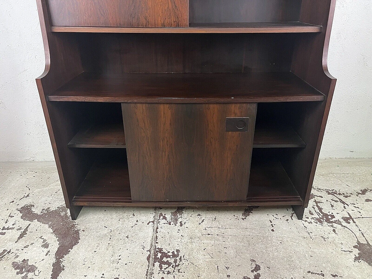 Rosewood double compartment sideboard, 1970s 6