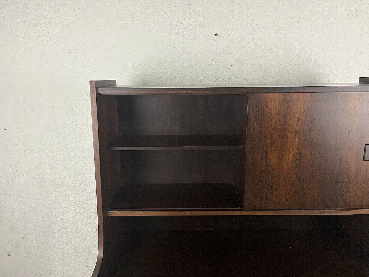 Rosewood double compartment sideboard, 1970s 8