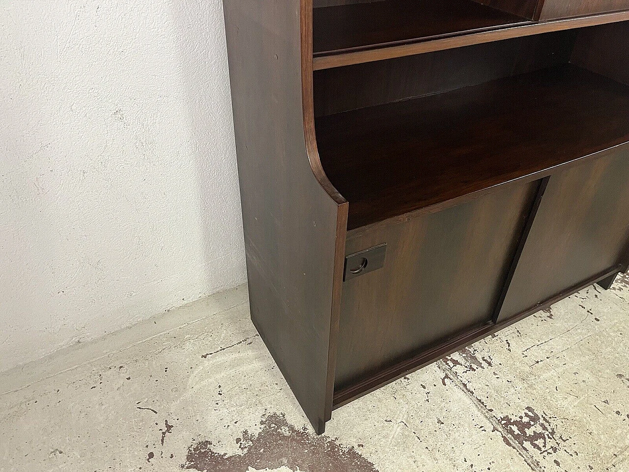 Rosewood double compartment sideboard, 1970s 9