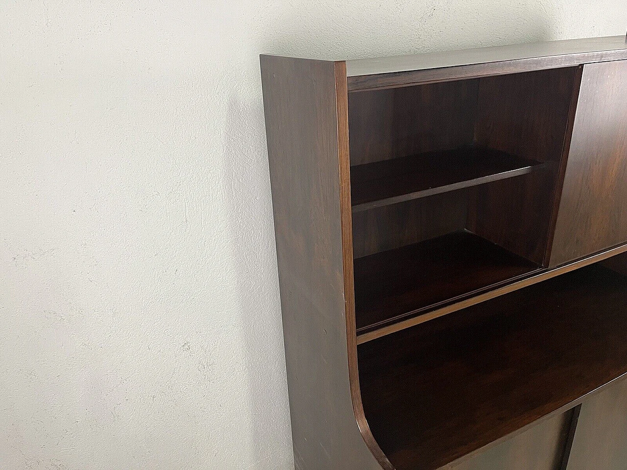 Rosewood double compartment sideboard, 1970s 10