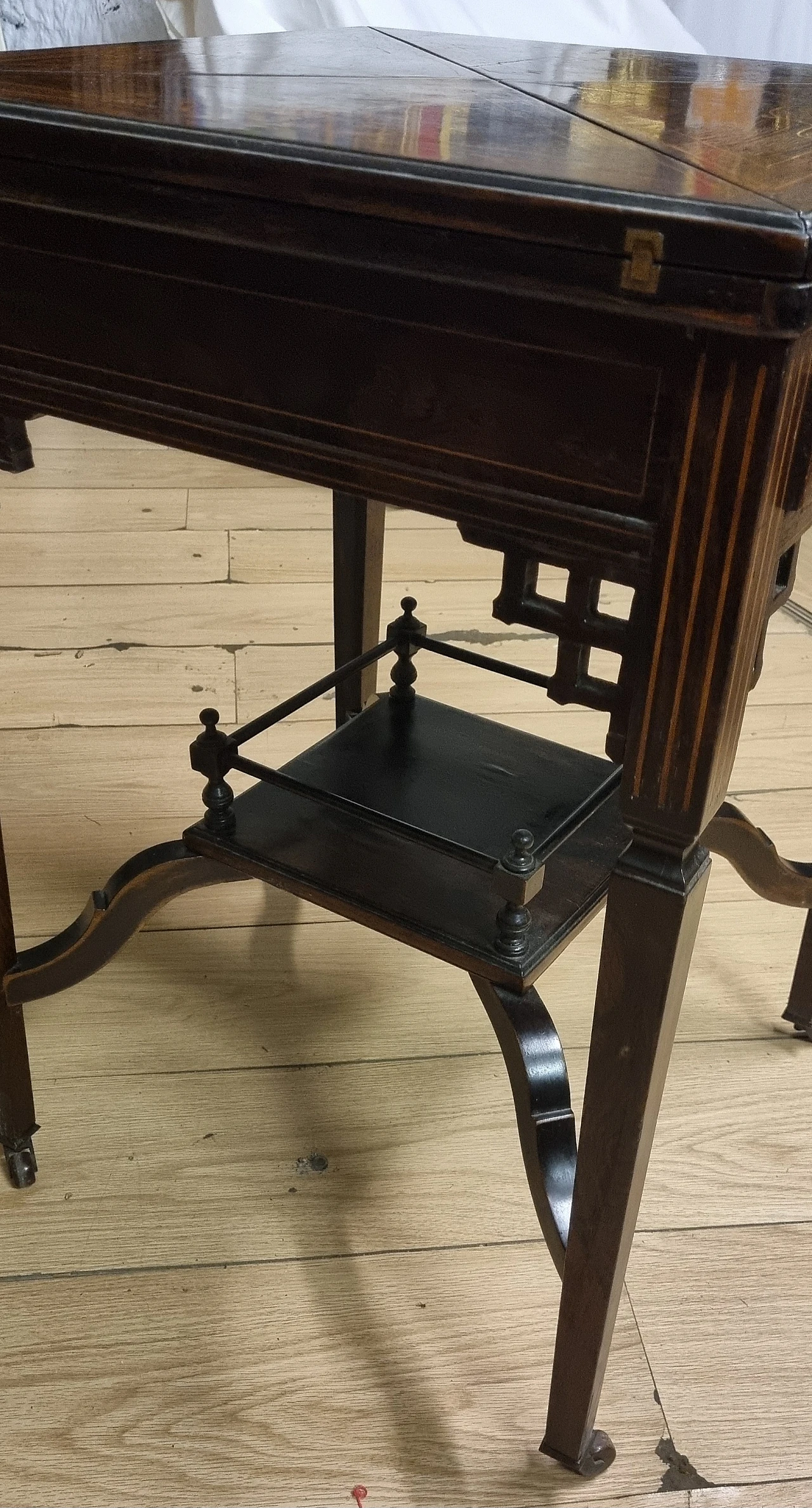 English rosewood coffee table, 19th century 4