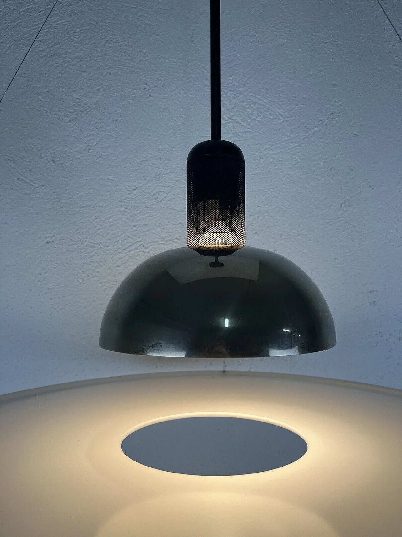 Lampadario Frisbi di Achille Castiglioni per Flos, anni '70 6