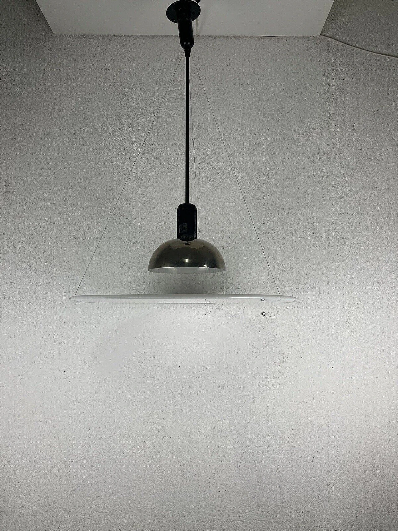 Lampadario Frisbi di Achille Castiglioni per Flos, anni '70 9