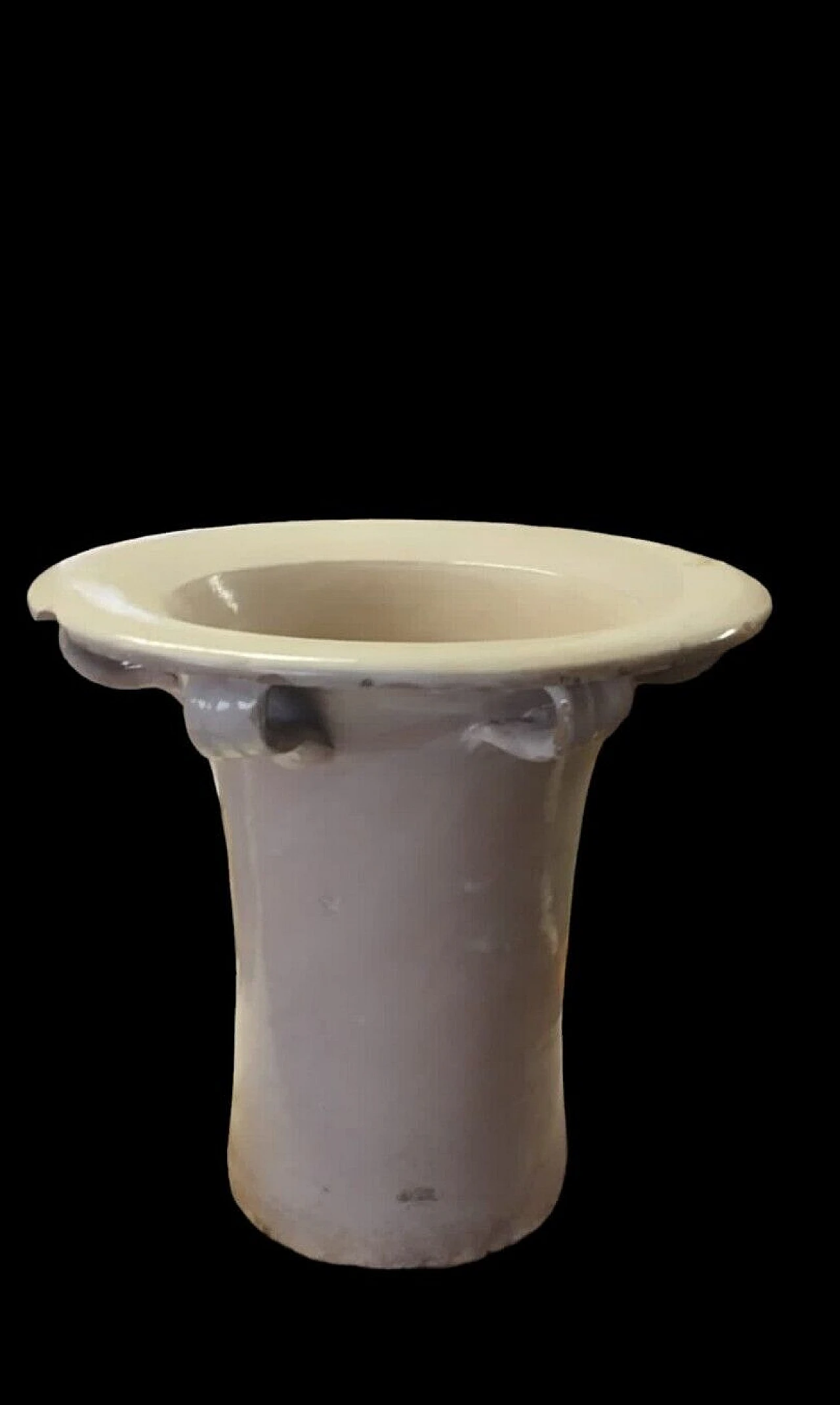 Glazed terracotta vase, 19th century 1