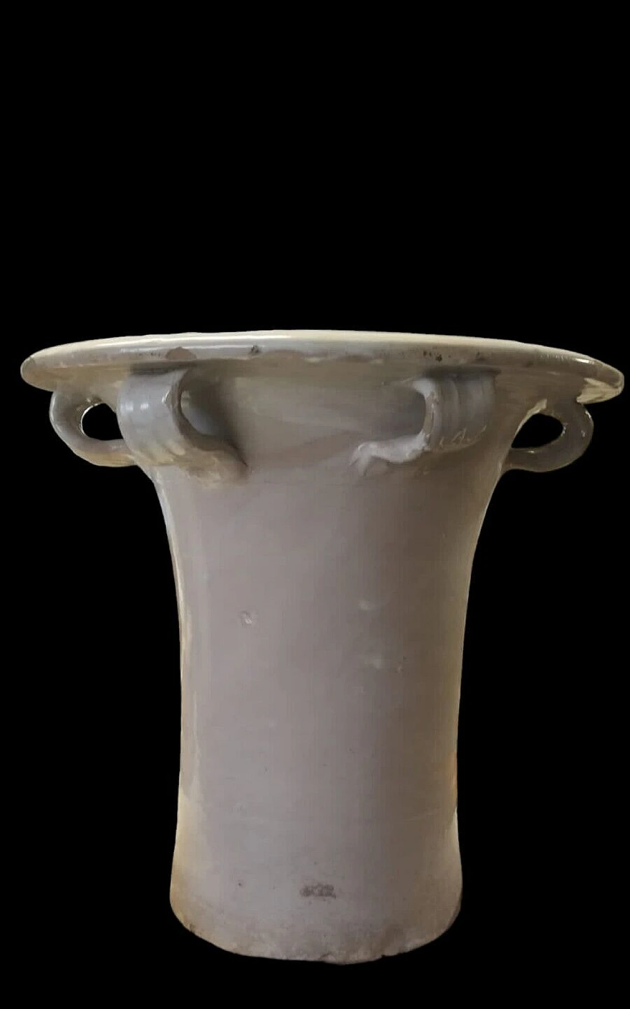 Glazed terracotta vase, 19th century 2