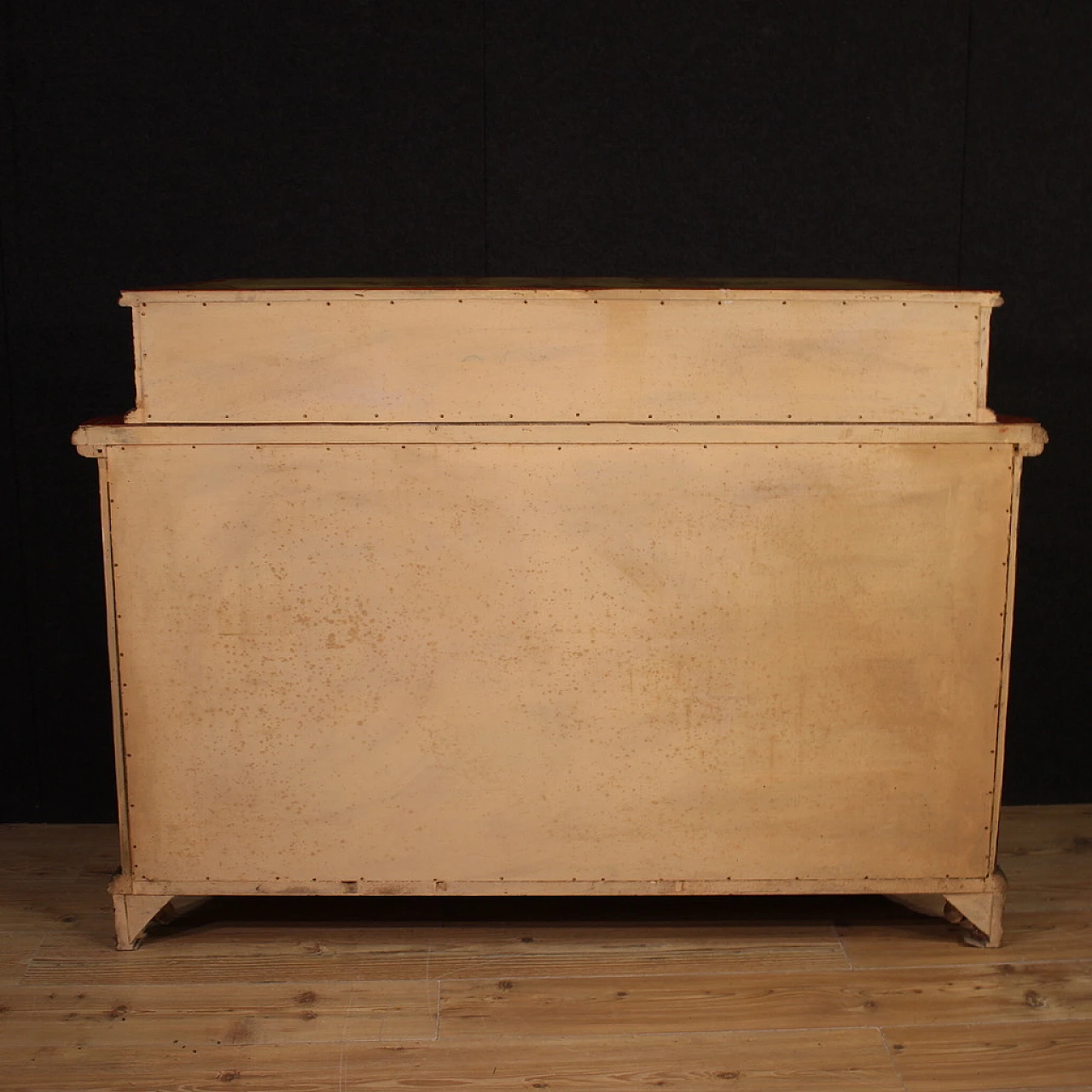 Credenza in legno laccata e dipinta, anni '60 5