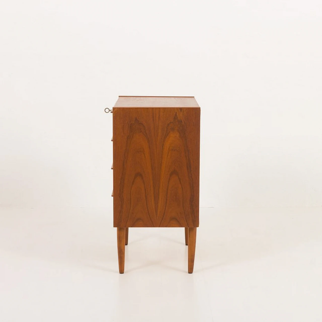 Danish four-drawer teak dresser, 1960s 6