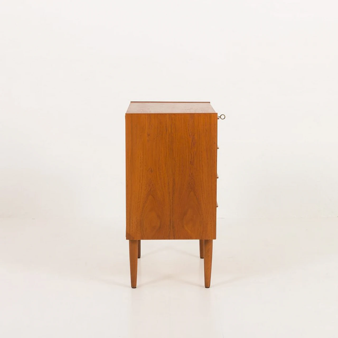 Danish four-drawer teak dresser, 1960s 7