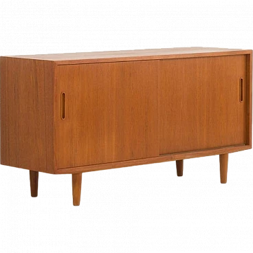 Danish teak sideboard by Carlo Jensen for Hundevad, 1960s