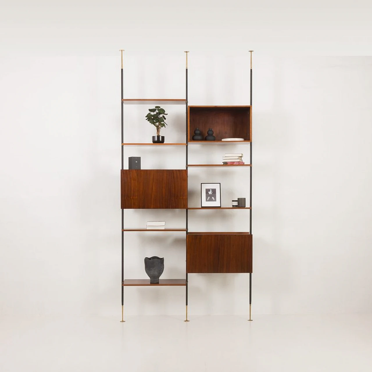 Rosewood ceiling bookcase, 1960s 1