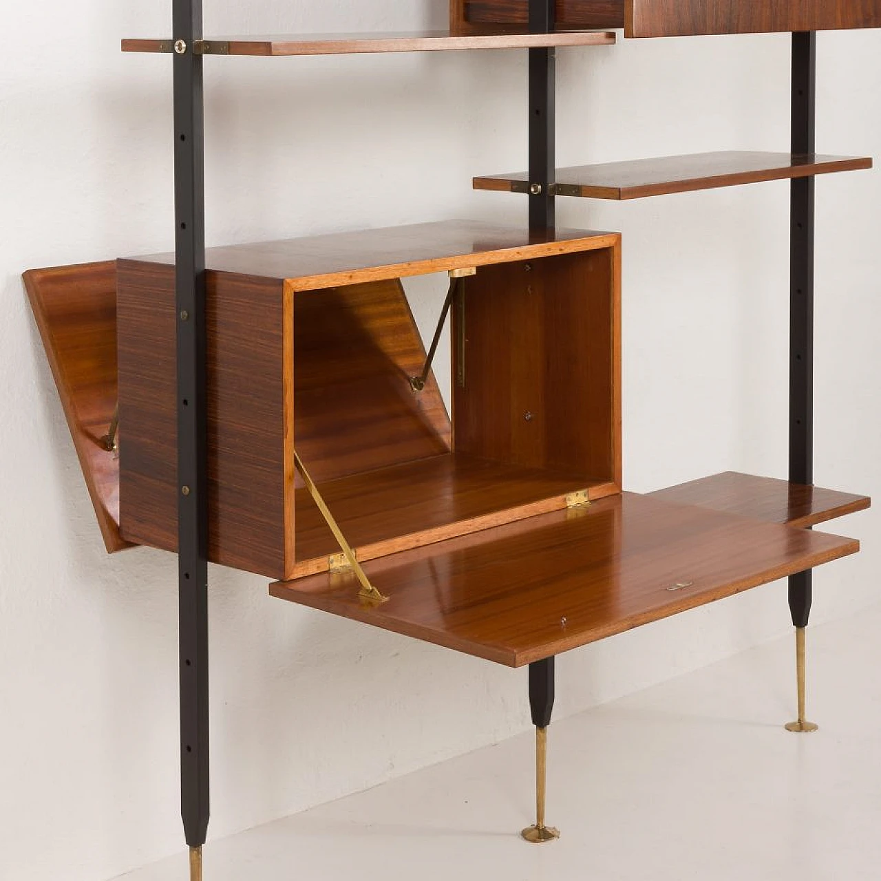 Rosewood ceiling bookcase, 1960s 19