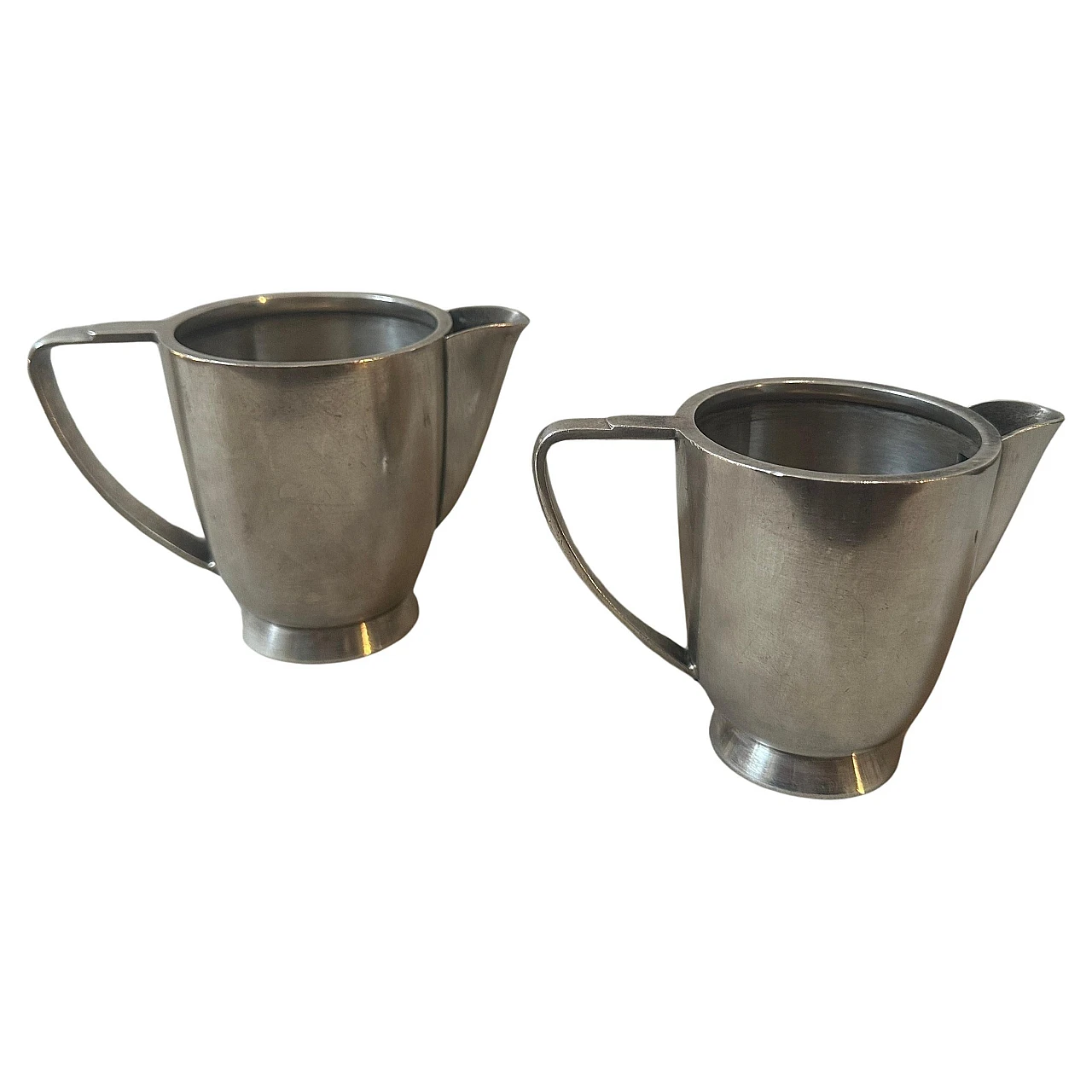 Pair of Art Déco coffee pots by Gio Ponti for F.lli Calderoni, 1940s 1