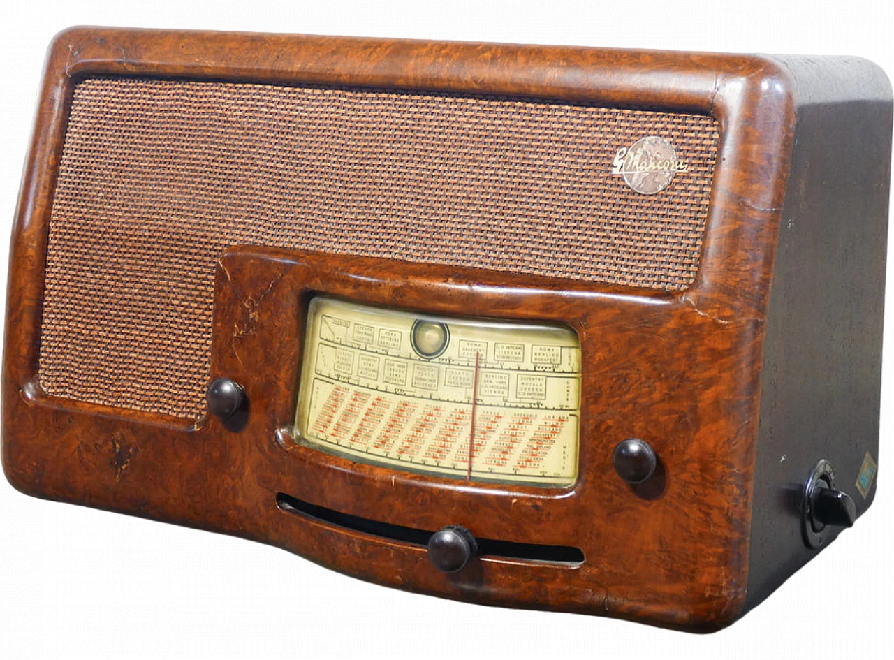 Radio a valvole Marconi 1561 di La Voce del Padrone, anni '40 14