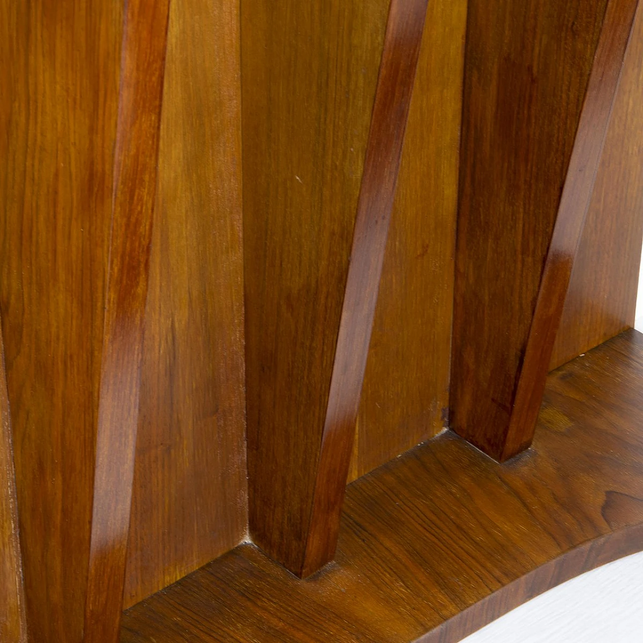 Art Deco console in walnut with mirror top, 1930s 5