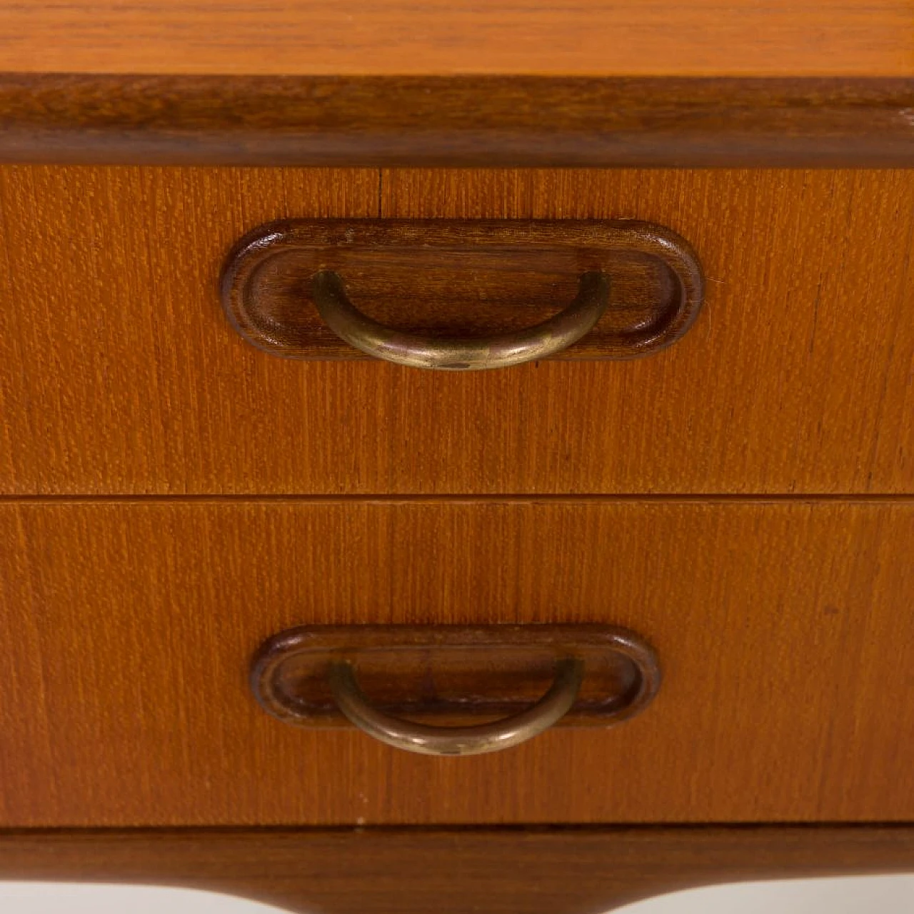 Scandinavian teak vanity table with adjustable mirrors, 1960s 11