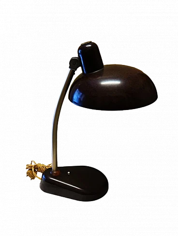 Bakelite and metal adjustable table lamp, 1940s