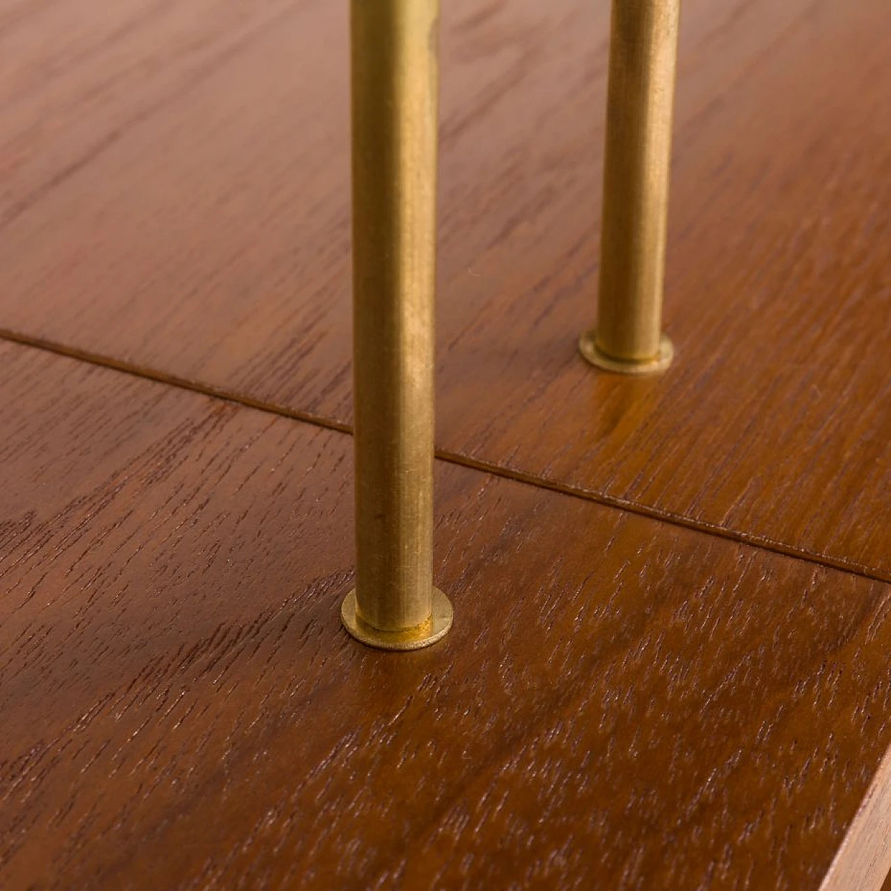 Teak two-bay bookcase in the style of Poul Cadovius, 1960s 12