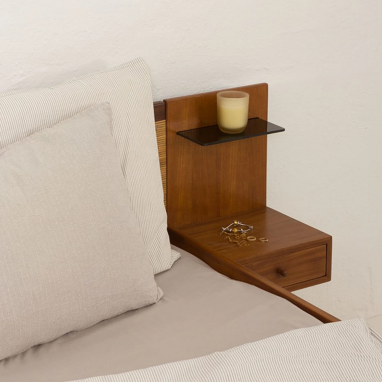 Teak single Bed by Hans J. Wegner for Getama, 1960s 1