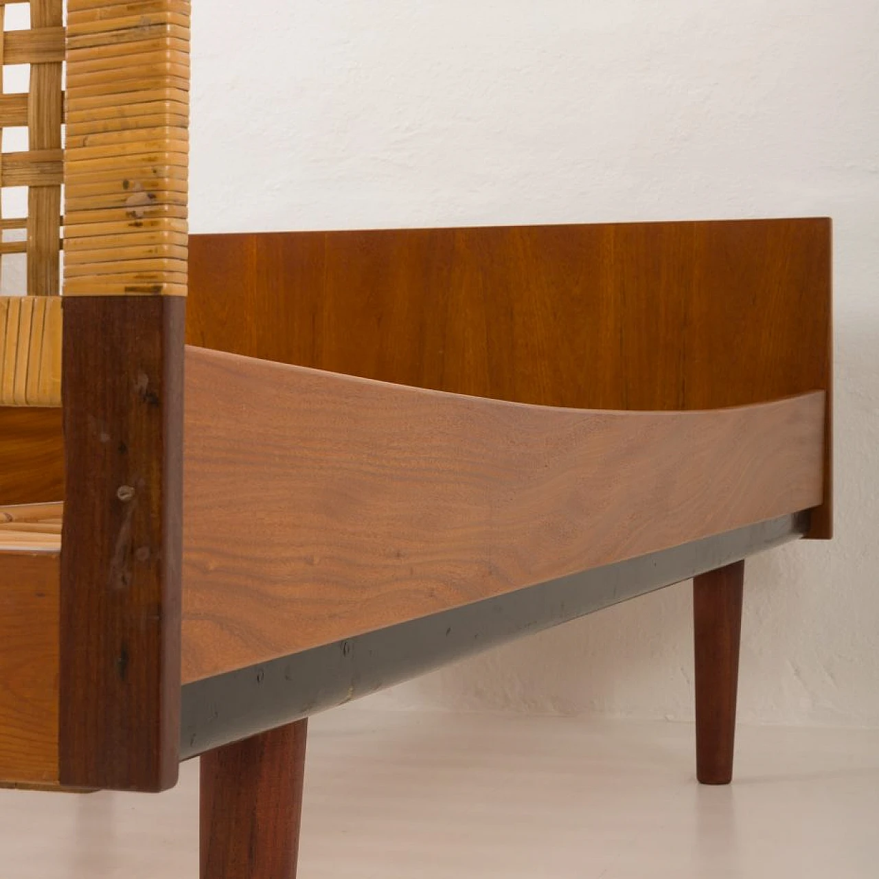 Teak single Bed by Hans J. Wegner for Getama, 1960s 8