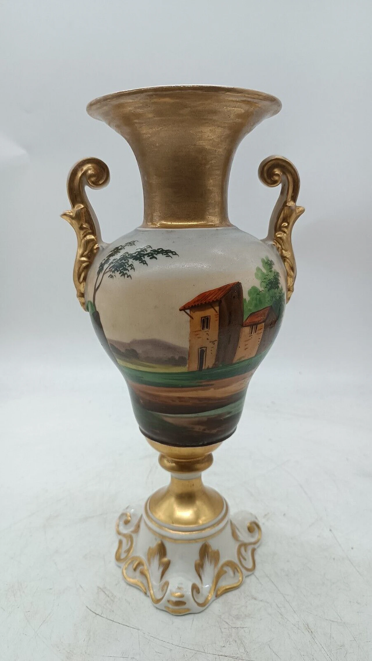 Louis Philippe porcelain vase, mid 19th century 6