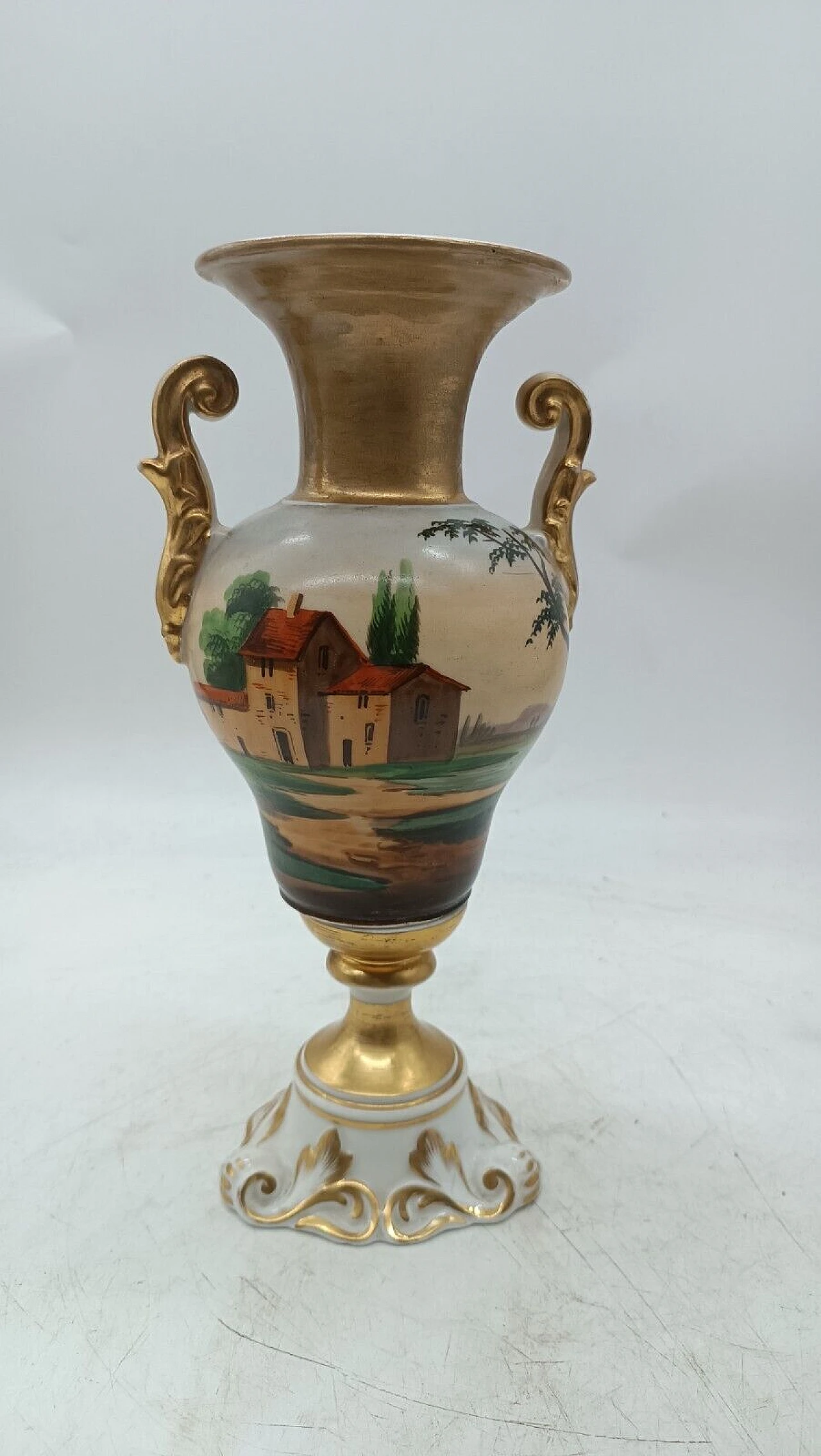 Louis Philippe porcelain vase, mid 19th century 8