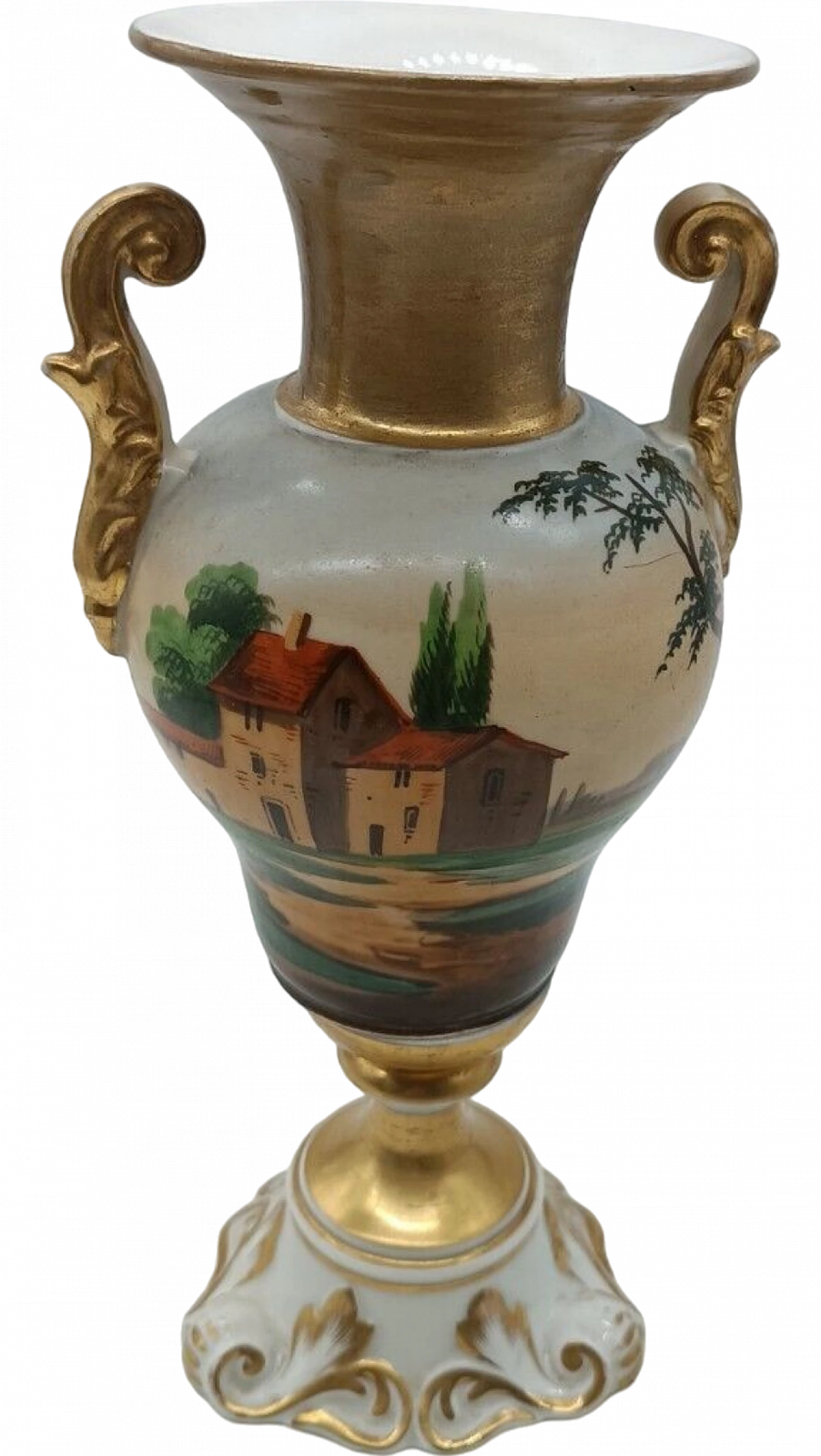 Louis Philippe porcelain vase, mid 19th century 9