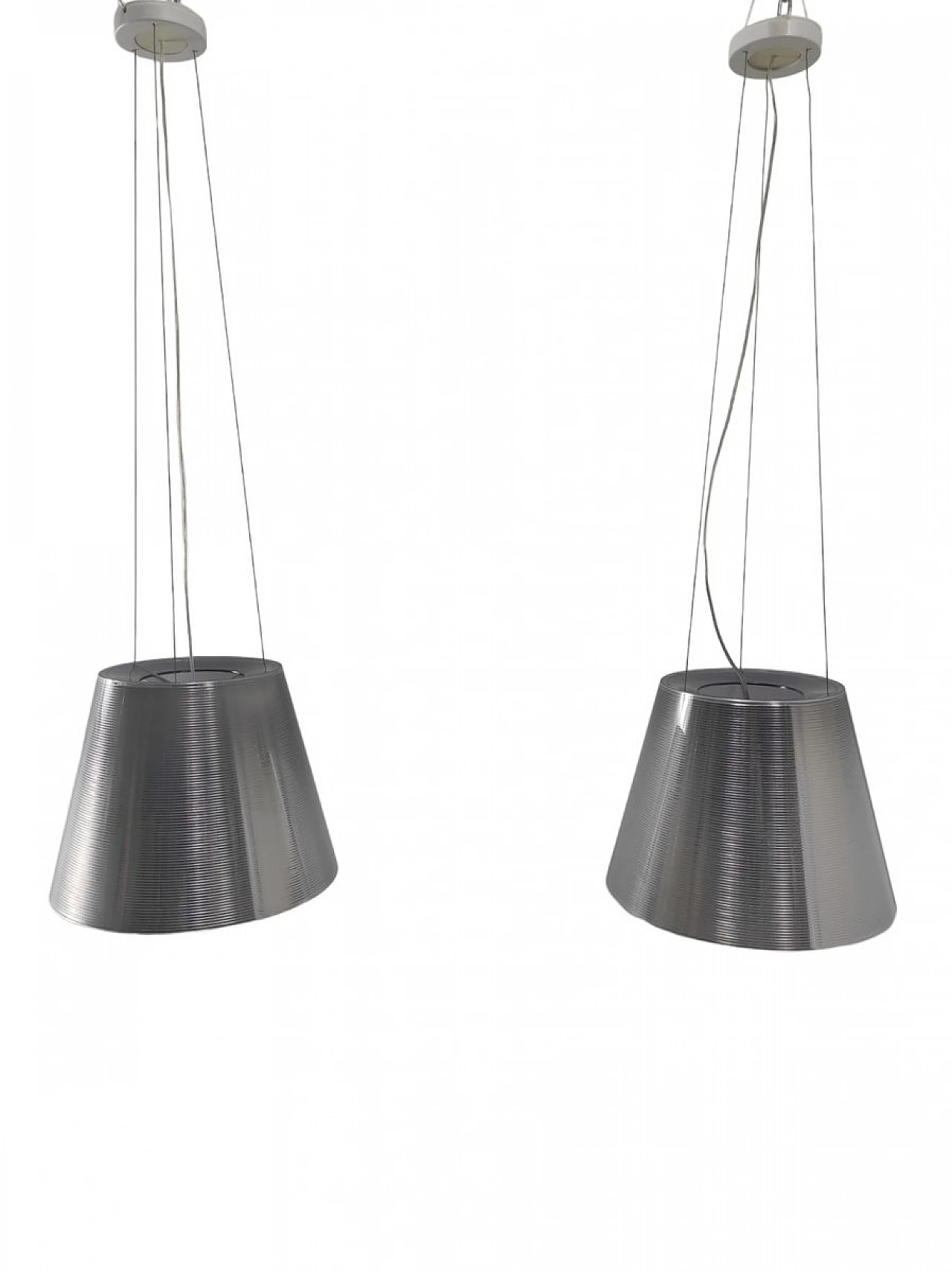 Pair of Ktribe S2 ceiling lamps by Philippe Starck for Flos, 2005 1