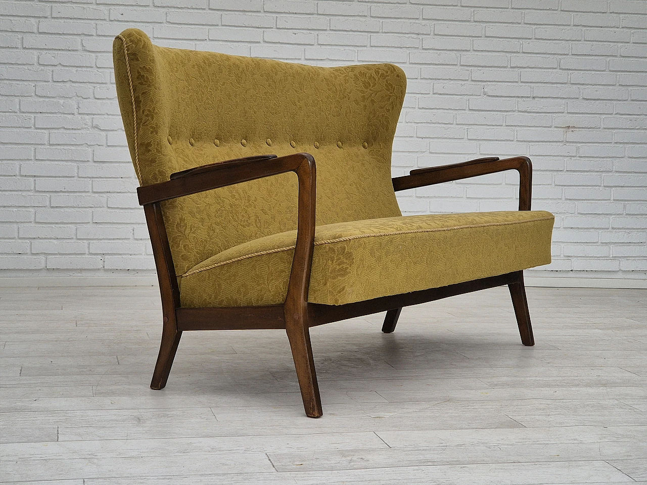 Danish 2 seater sofa by Søren Hansen for Fritz Hansen, 1960s 1